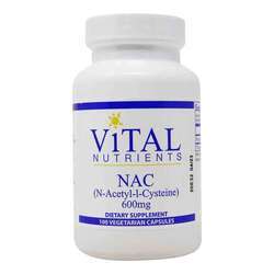 Vital Nutrients NAC (N-Acetyl-l-Cysteine) 600 mg