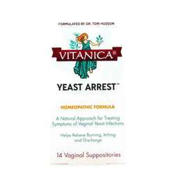Vitanica Yeast Arrest - 14 Vaginal Suppositories