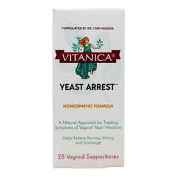 Vitanica Yeast Arrest - 28 Vaginal Suppositories