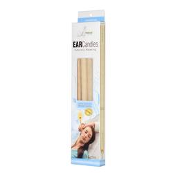Wally's Luxury Collection Beeswax Ear Candles, Unscented - 4 Candles