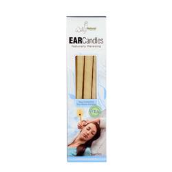 Wally's Spa Collection Soy Blend Ear Candle, Unscented - 12 pack