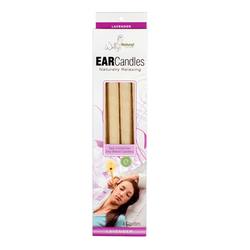 Wally's Spa Collection Soy Blend Ear Candle, Lavender - 1 Pack of 4 Candles
