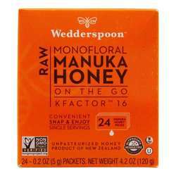 Wedderspoon Organic Manuka on the Go - 24 pack