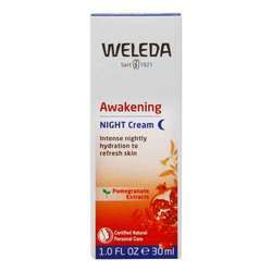 Weleda Awakening Night Cream, Pomegranate - 1 fl oz