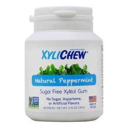 Xylichew Gum, Peppermint - 60 Pieces