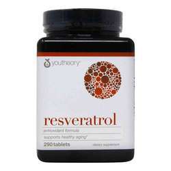 Youtheory Resveratrol - 250 mg - 290 Tablets