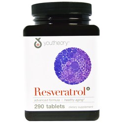 Youtheory Resveratrol Advanced Formula - 290 Tablets