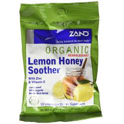 Zand有机草药，柠檬蜂蜜安抚- 12 - 18含片袋