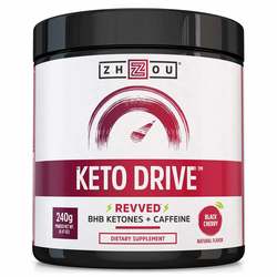 Zhou Keto Drive REVVED, Black Cherry - 8.47 oz (240 g)