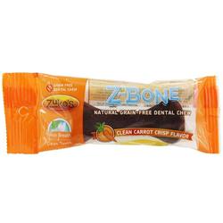 Zuke's Z-Bones Natural Edible Dental Chews, Clean Carrot Crunch - 25 Regular Chews