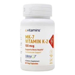 eVitamins MK-7 Vitamin K-2 - 100 mcg - 60 Vegetarian Capsules