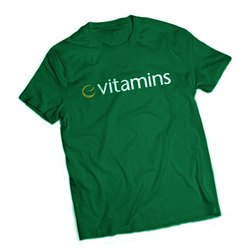 eVitamins Logo T-Shirt, Medium - Green - 1 Shirt
